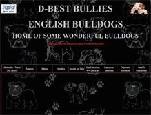 Tablet Screenshot of dbestbullies.com